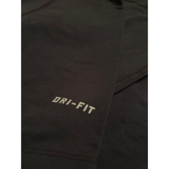 Nike Dri-FIT Black Long Sleeve Running Top Large Half Zip Pullover Ladiies - Picture 5 of 7